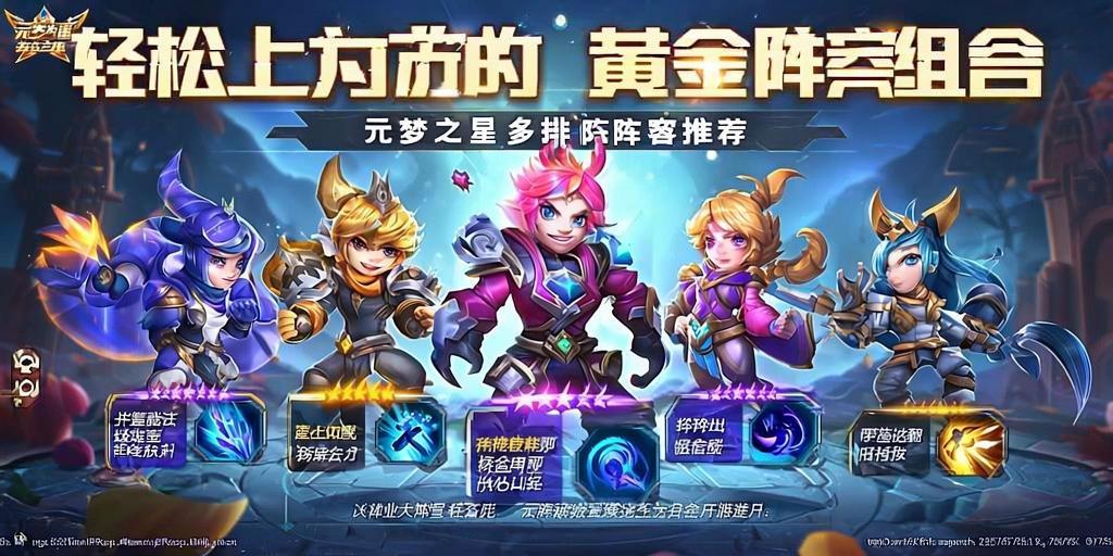 元梦之星多排阵容推荐，轻松上分的黄金组合 第1张