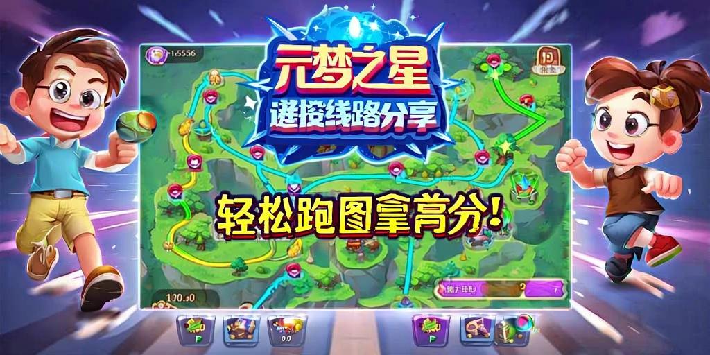 元梦之星捷径路线分享，轻松跑图拿高分！ 第1张